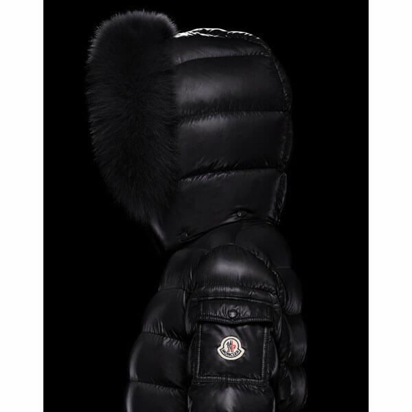 モンクレール 偽物◆MONCLER◆BADYFUR ファー付きダウンジャケット100814